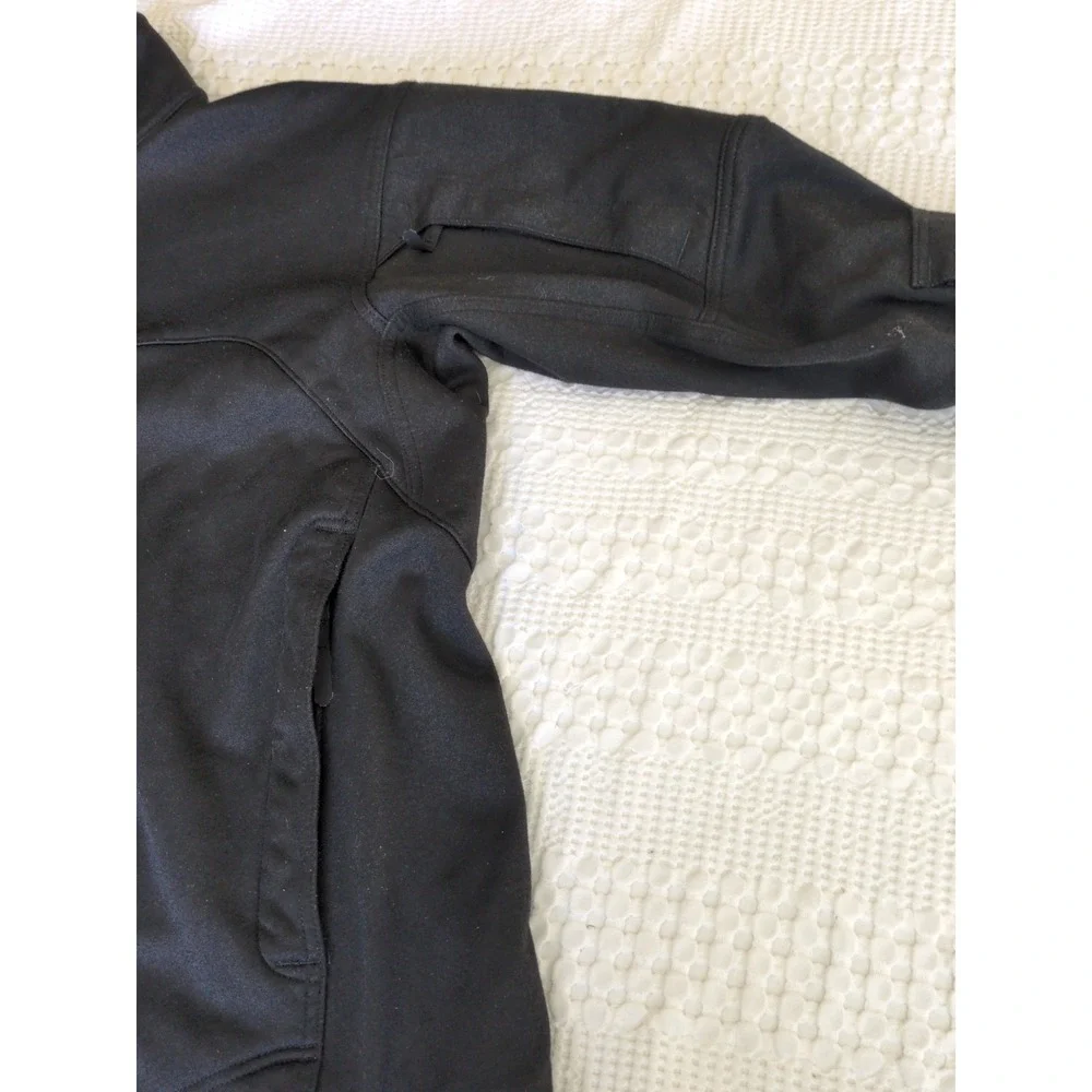 Massif Elements FR Flame Resistant Jacket Full Zip Black Sz Medium USA Made